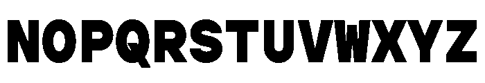 Gopher Mono Heavy Font UPPERCASE