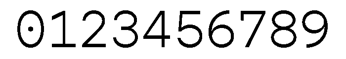 Gopher Mono Light Font OTHER CHARS