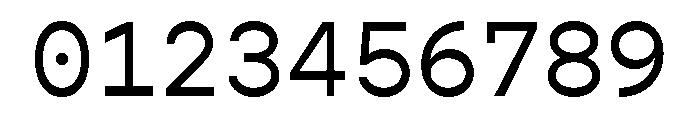 Gopher Mono Regular Font OTHER CHARS
