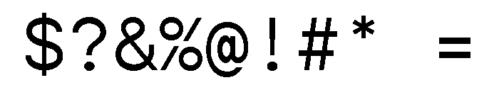 Gopher Mono Regular Font OTHER CHARS