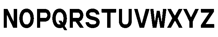 Gopher Mono Semi Bold Font UPPERCASE