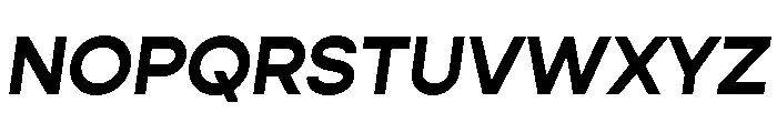 Gopher Text Bold Italic Font UPPERCASE
