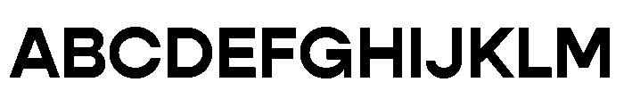 Gopher Text Bold Font UPPERCASE