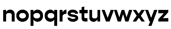 Gopher Text Bold Font LOWERCASE