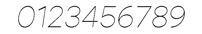 Gopher Text Hairline Italic Font OTHER CHARS