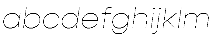 Gopher Text Hairline Italic FONT