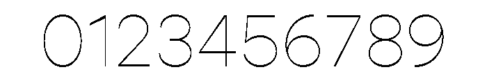 Gopher Text Hairline Font OTHER CHARS