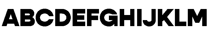 Gopher Text Heavy Font UPPERCASE