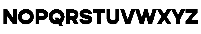 Gopher Text Heavy Font UPPERCASE