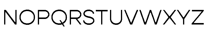 Gopher Text Light Font UPPERCASE