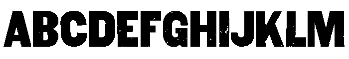Goshen Regular Font UPPERCASE