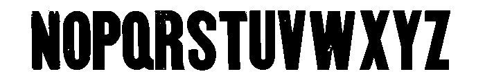 Goshen Regular Font LOWERCASE
