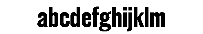 Gothic Condensed Bold FONT