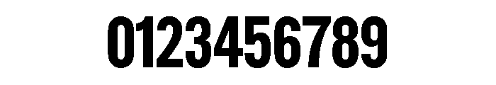 Gothic Condensed Medium Font OTHER CHARS
