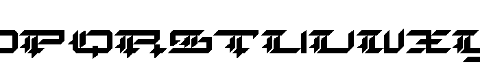 Gothic Gothic Regular Font UPPERCASE