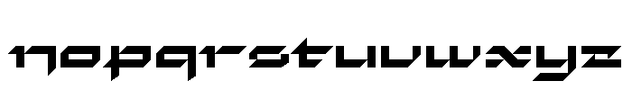 Gothic Gothic Regular Font LOWERCASE