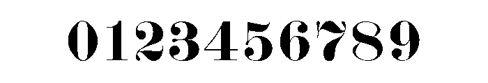 Gothique Regular Font OTHER CHARS