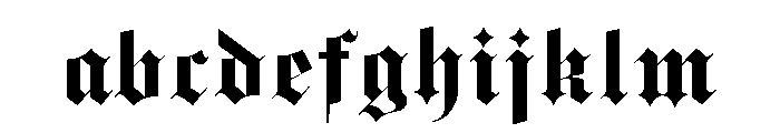 Gothique Regular FONT