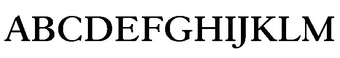 Goudy 38 Bold Font UPPERCASE