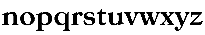 Goudy 38 Bold Font LOWERCASE