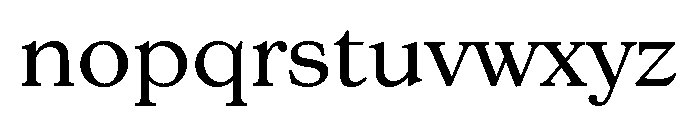 Goudy 38 Book Font LOWERCASE