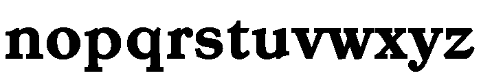 Goudy 38 Extra Bold Font LOWERCASE