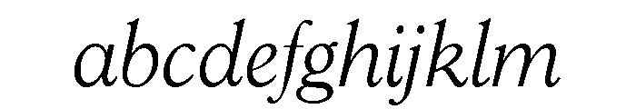 Goudy 38 Light Italic FONT