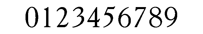 Goudy 38 Light Font OTHER CHARS