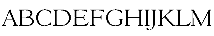 Goudy 38 Light Font UPPERCASE