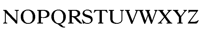 Goudy 38 Medium Font UPPERCASE