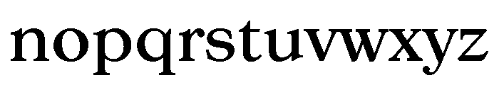 Goudy 38 Medium Font LOWERCASE