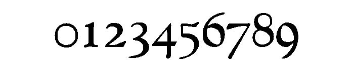 Goudy Aries Font OTHER CHARS