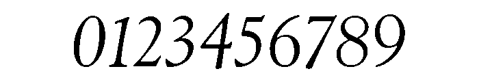 Goudy Cursive Regular Italic Font OTHER CHARS