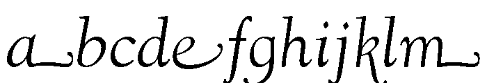 Goudy Cursive Regular Italic FONT