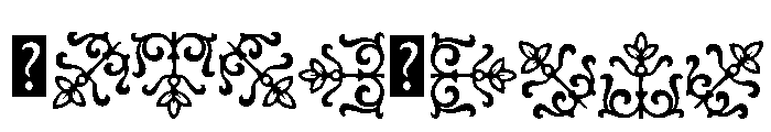 Goudy Extras Regular Font OTHER CHARS