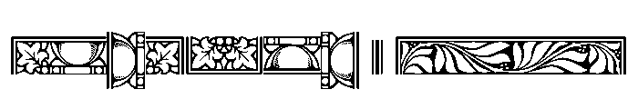 Goudy Extras Regular FONT