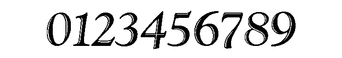 Goudy Handtooled Cursive Font OTHER CHARS
