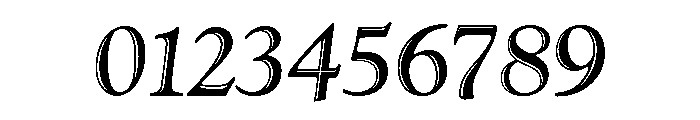 Goudy Handtooled Regular Italic Font OTHER CHARS