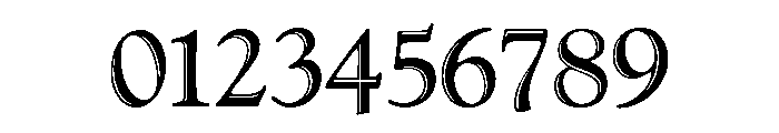 Goudy Handtooled Regular Font OTHER CHARS