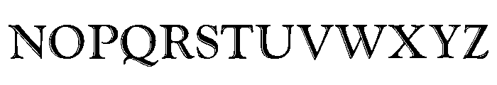 Goudy Handtooled Regular Font UPPERCASE