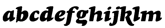 Goudy Heavyface Regular Italic FONT