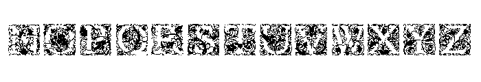 Goudy Initials Flora Font LOWERCASE