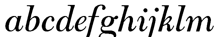 Goudy Modern Regular Italic FONT