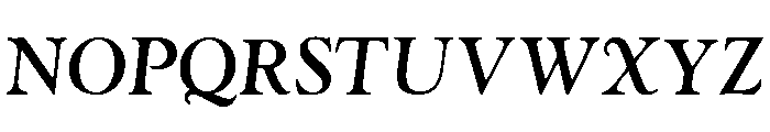 Goudy Oldstyle Bold Italic Font UPPERCASE