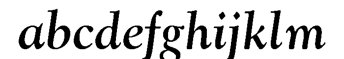 Goudy Oldstyle Bold Italic FONT