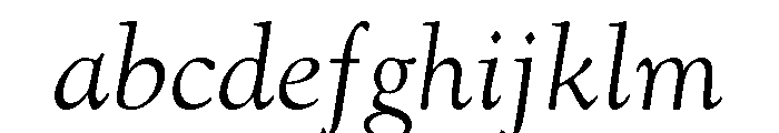 Goudy Oldstyle Regular Italic FONT