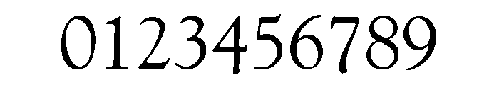 Goudy Oldstyle Regular Font OTHER CHARS
