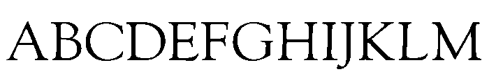Goudy Oldstyle Regular Font UPPERCASE