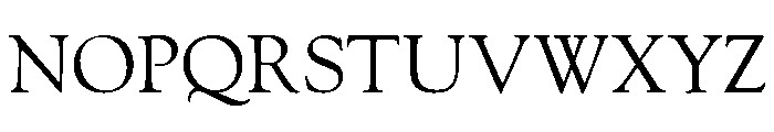 Goudy Oldstyle Regular Font UPPERCASE