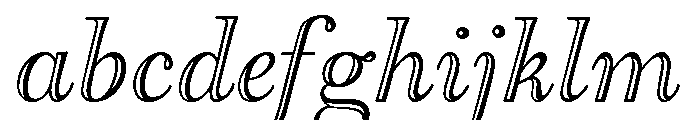 Goudy Open Regular Italic FONT